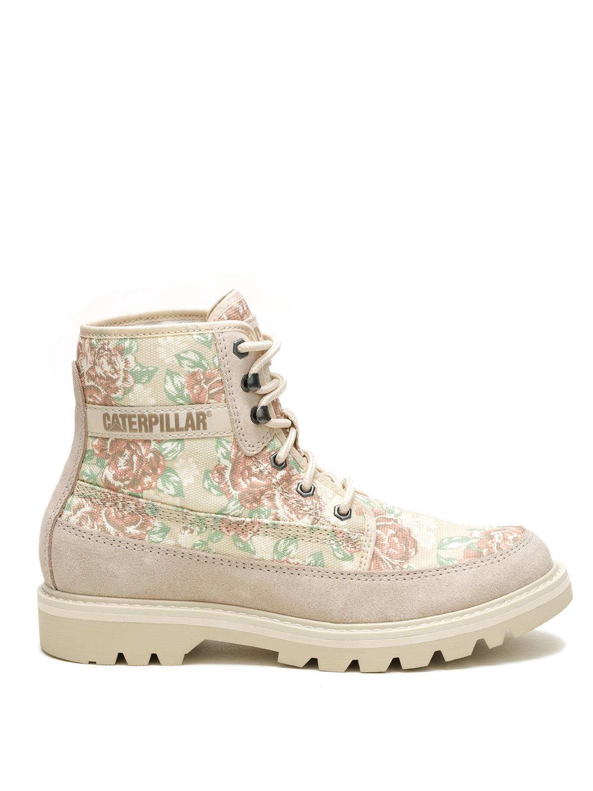 Botín Canvas Mujer Colorado Beige/Floral Cat