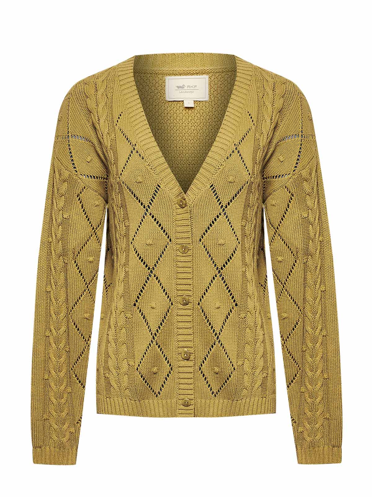 Sweater Algodón Orgánico Mujer Nit Verde Rockford