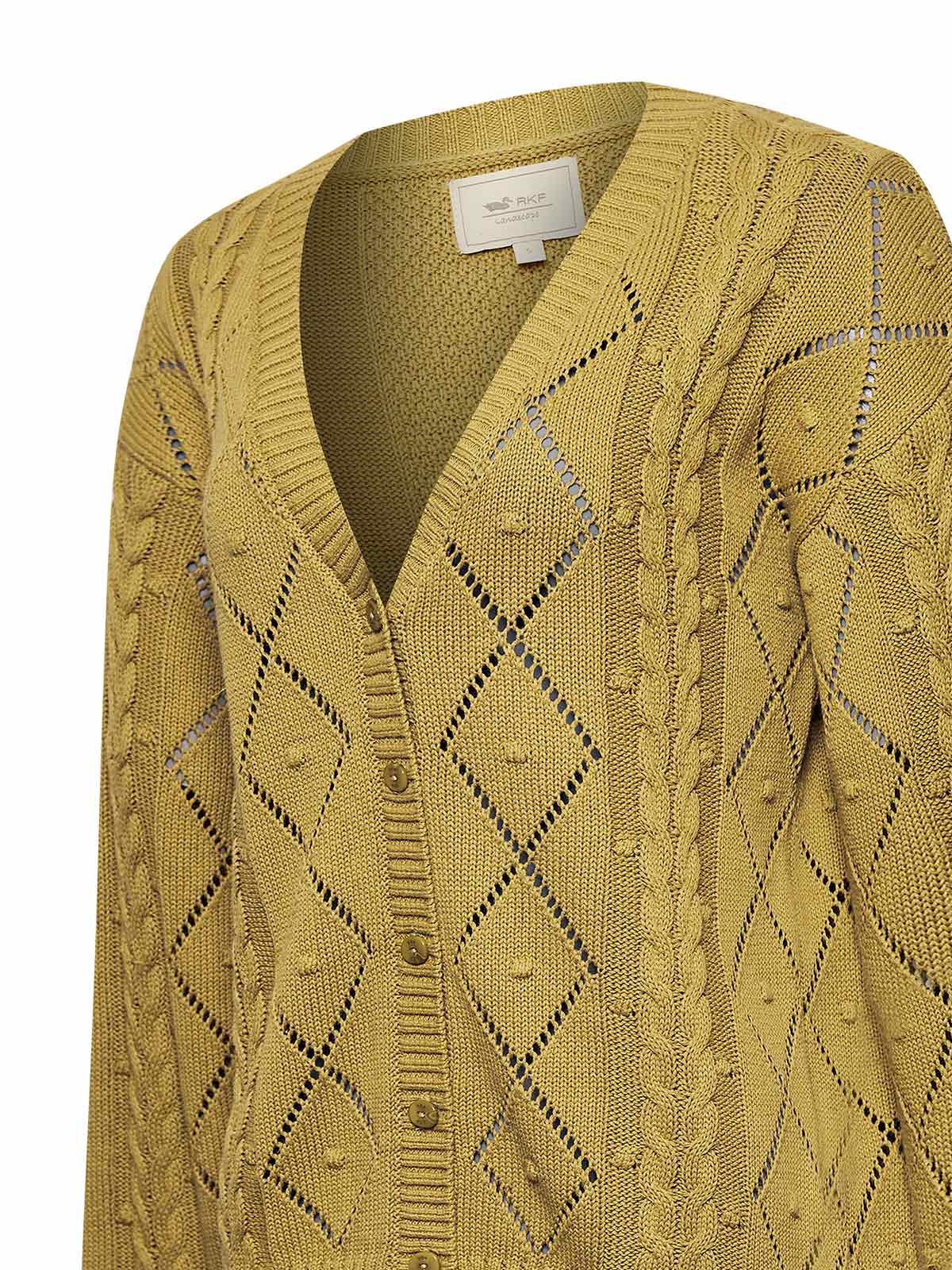 Sweater Algodón Orgánico Mujer Nit Verde Rockford