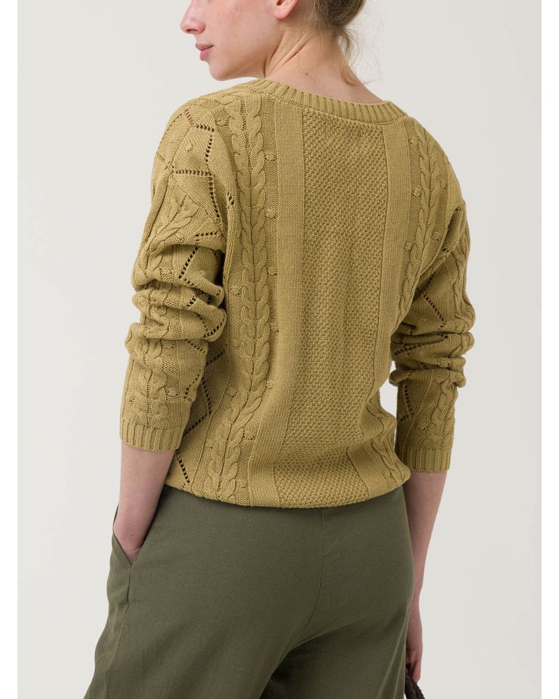 Sweater-Algodon-Organico-Mujer-Nit-Verde-Rockford
