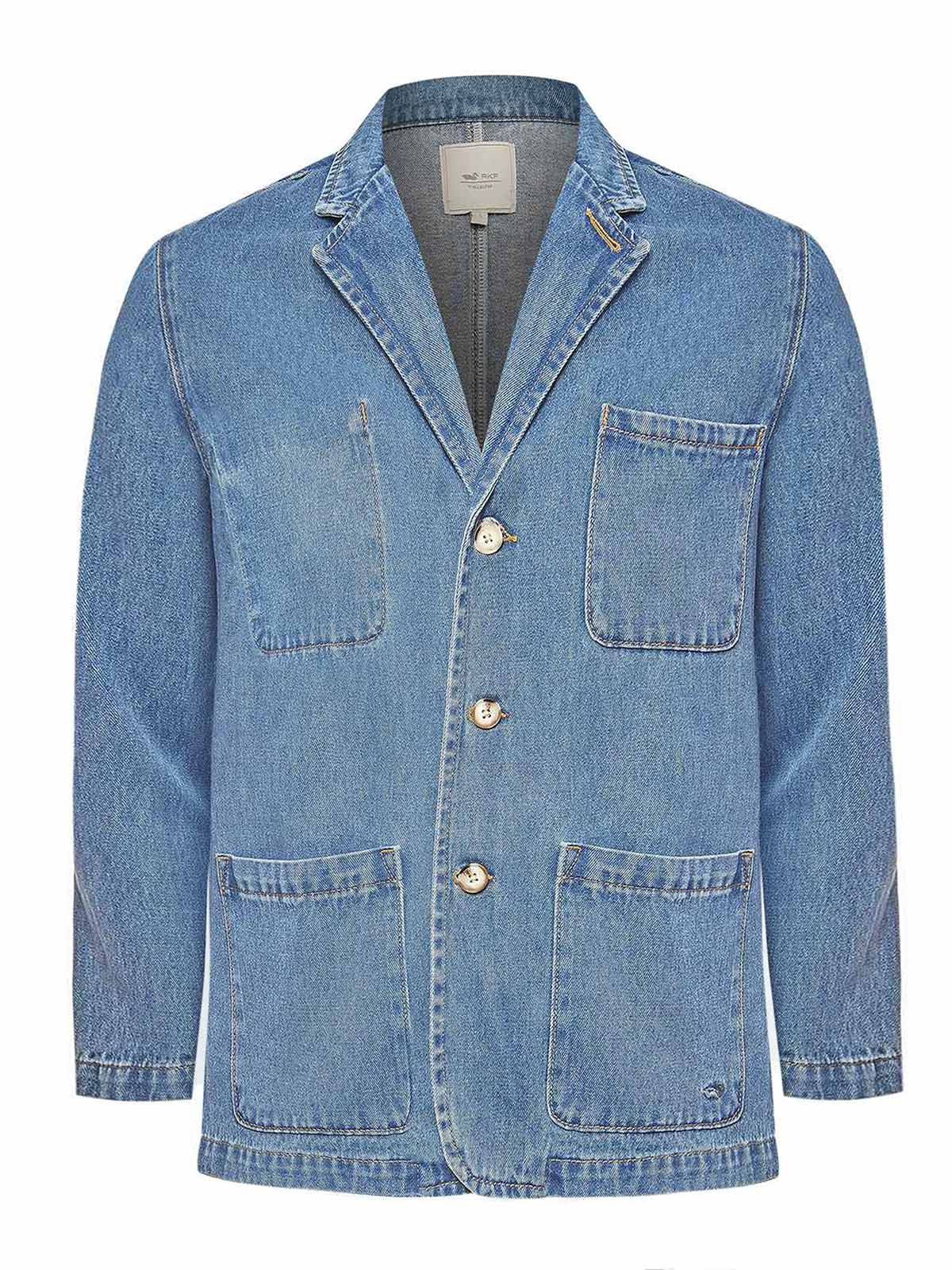 Chaqueta Algodón Mujer Lime Azul Rockford