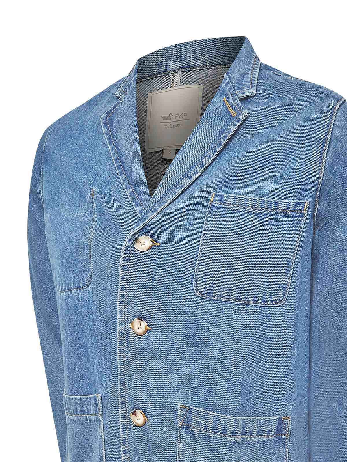 Chaqueta Algodón Mujer Lime Azul Rockford