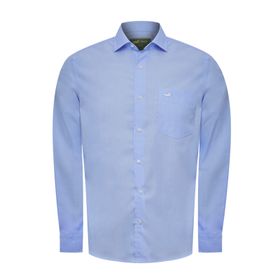 Camisa Algodón Hombre Easysolid Celeste Rockford