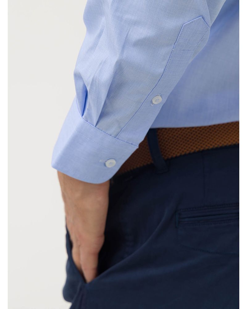 Camisa-Algodon-Hombre-Easysolid-Celeste-Rockford