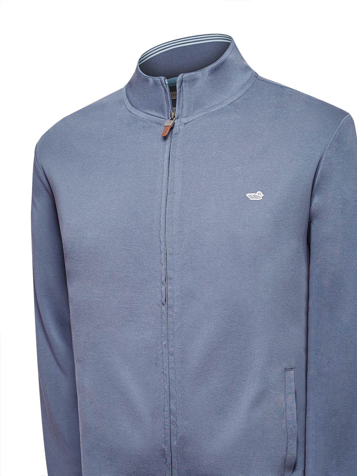 Polerón Algodón Pima Hombre Rimini Azul Rockford
