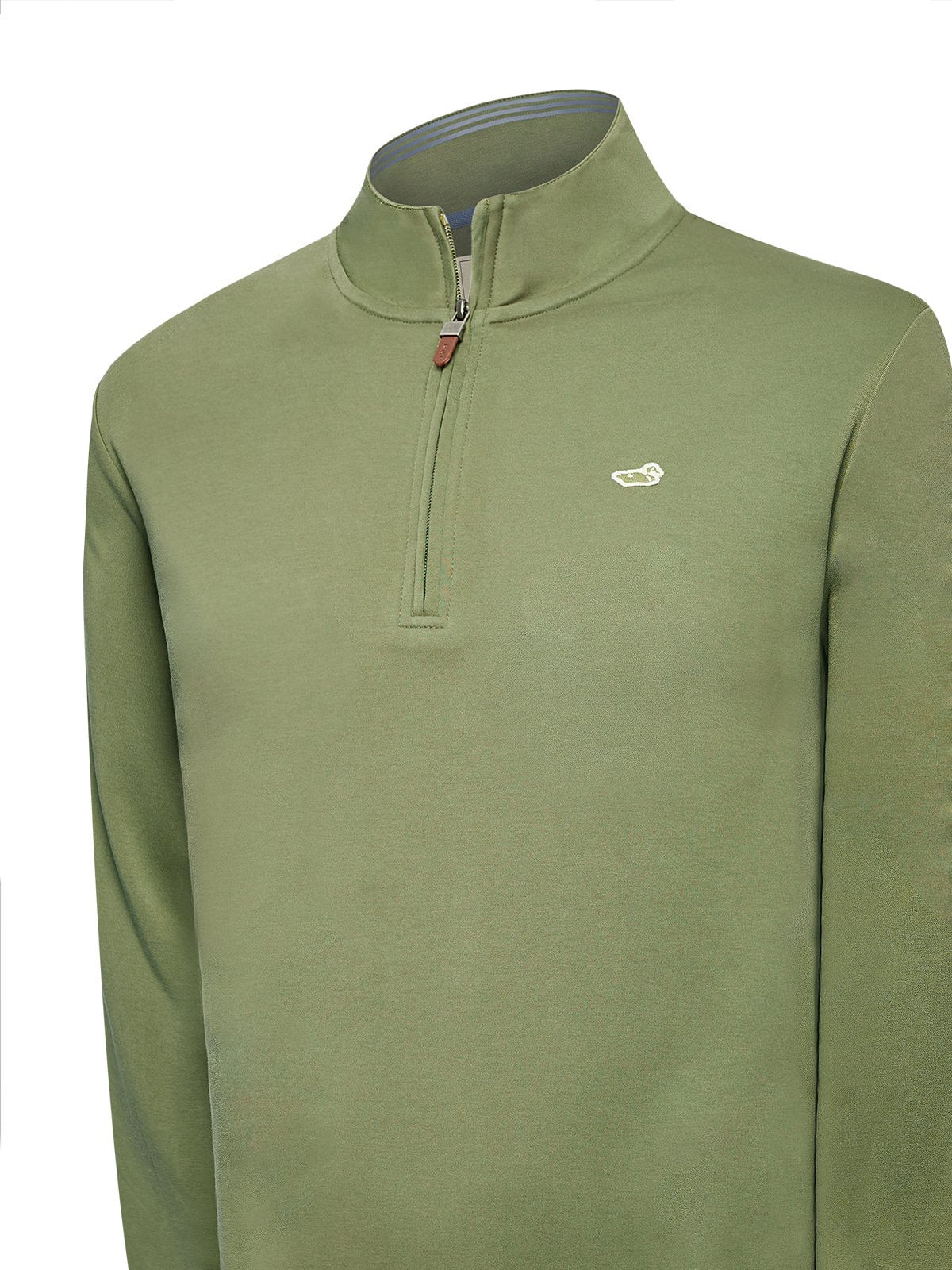 Polerón Algodón Pima Hombre Riminihalf Verde Rockford