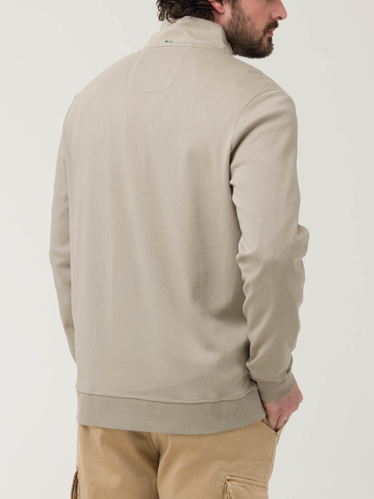 Polerón Algodón Pima Hombre Riminihalf Beige Rockford