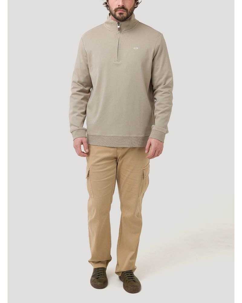 Poleron-Algodon-Pima-Hombre-Riminihalf-Beige-Rockford