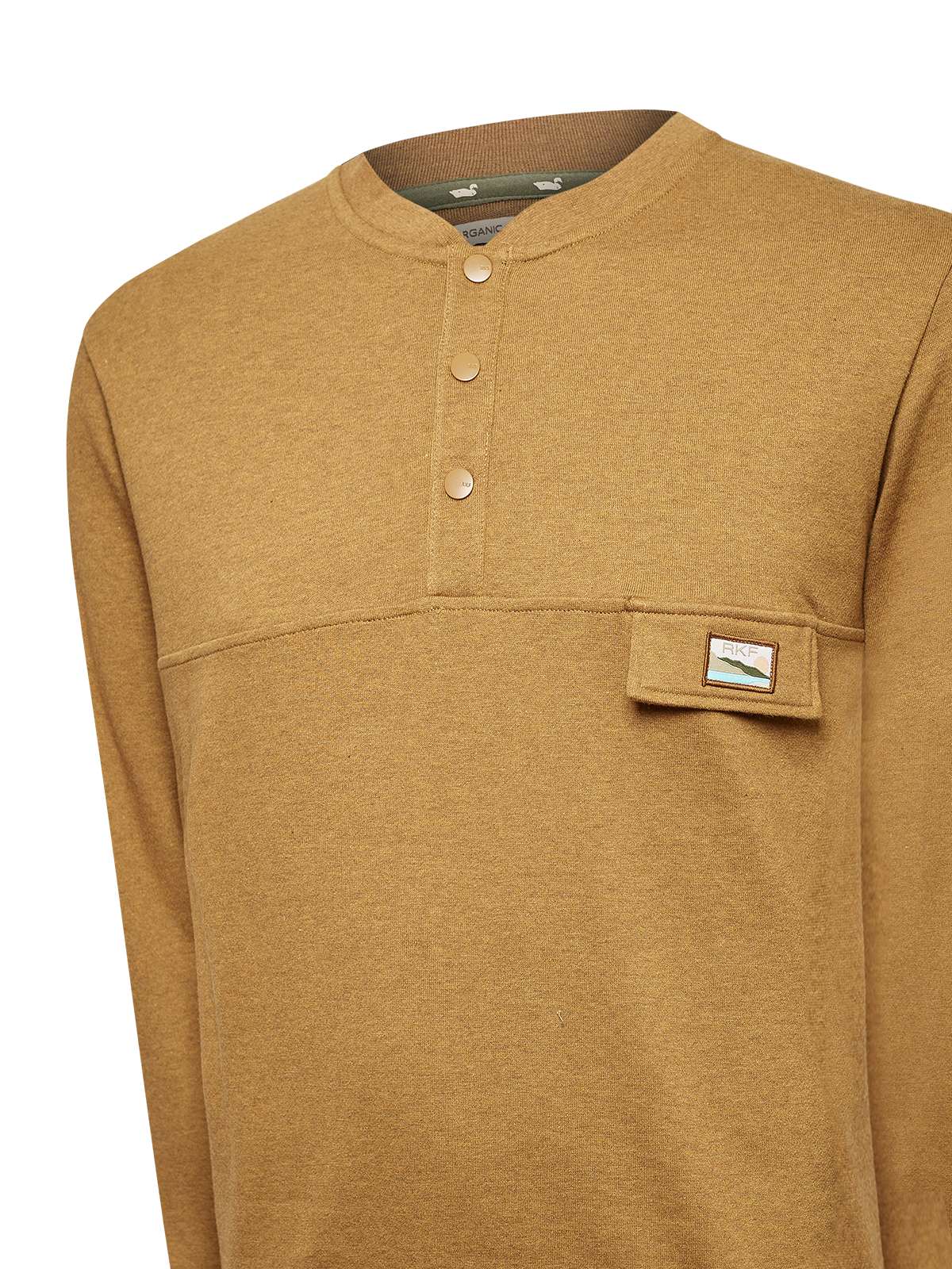 Polerón Algodón Orgánico Hombre Nomad Café Rockford