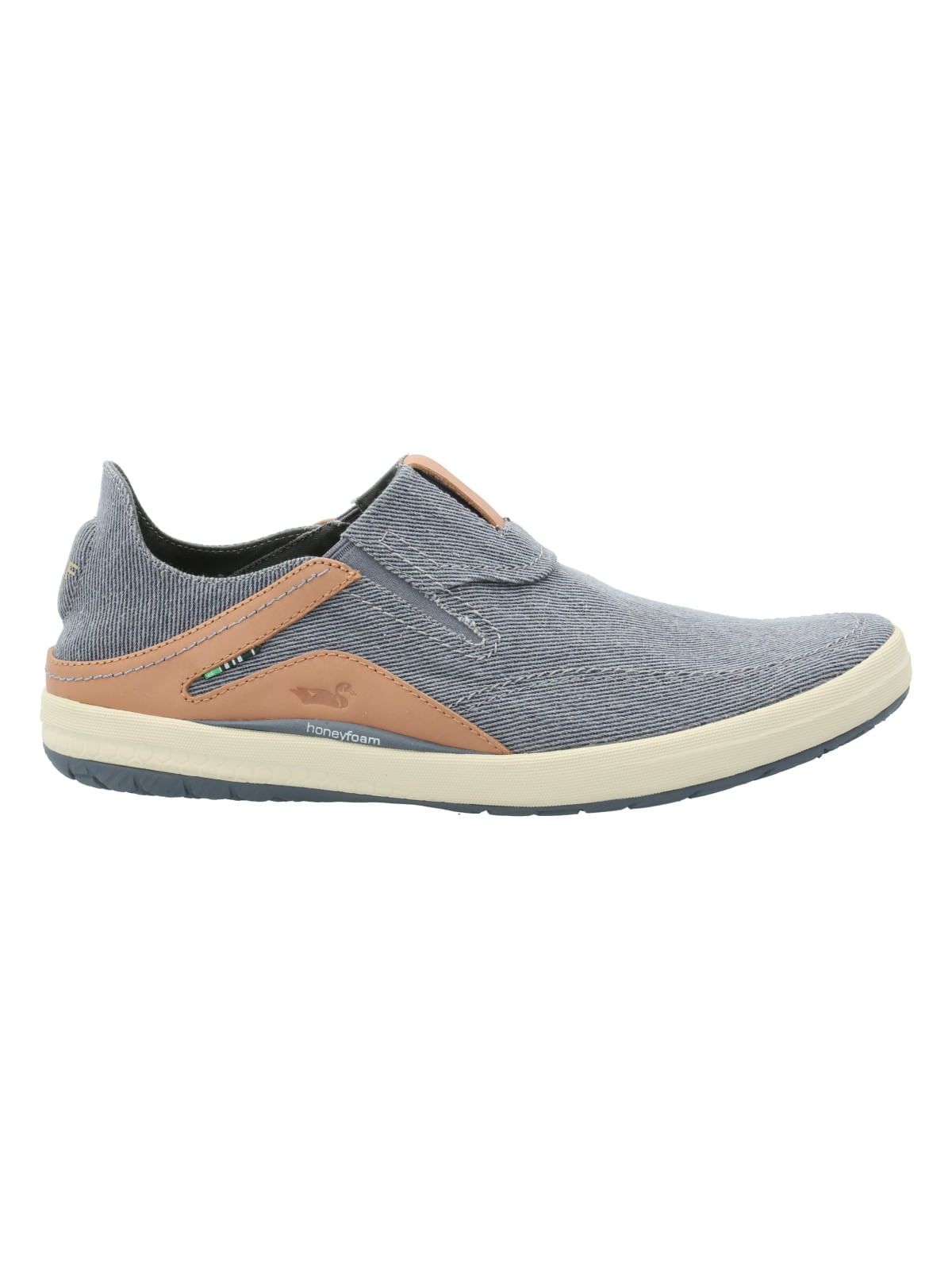 Slip On Algodón Orgánico Hombre Noosa Azul Rockford