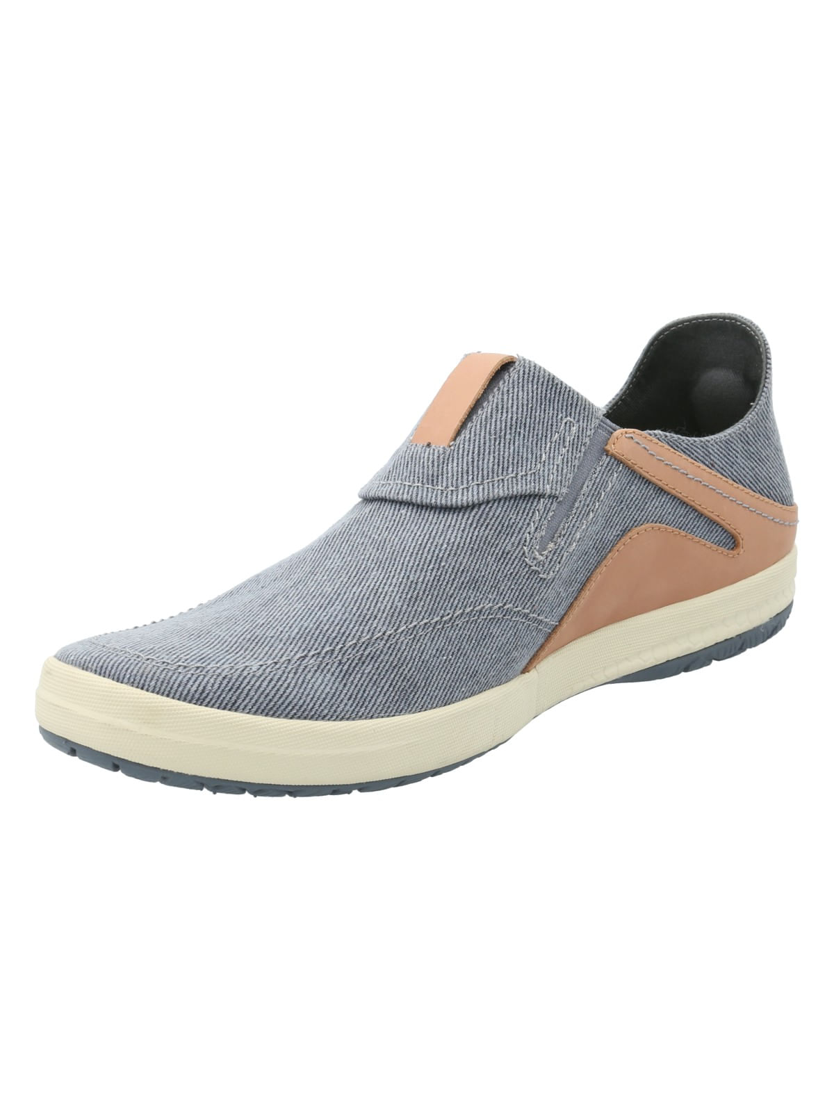 Slip On Algodón Orgánico Hombre Noosa Azul Rockford