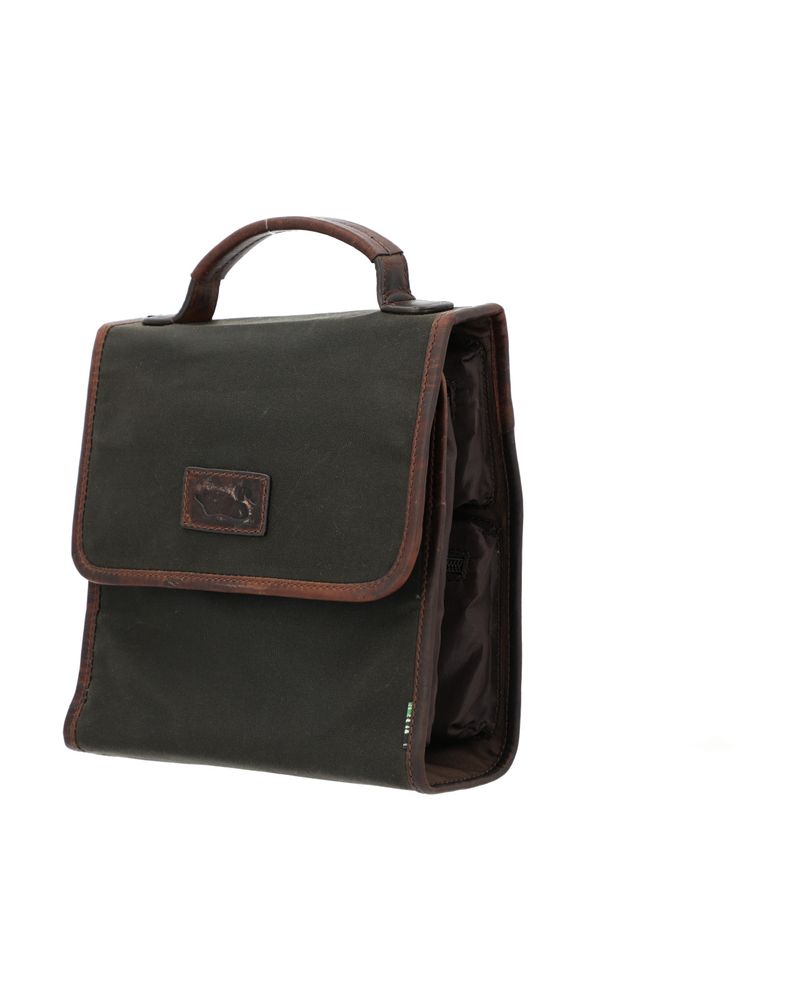 Necessaire-Canvas-Engrasado-Ingles-Y-Cuero-Hombre-Uk-Bristol-Neceser-Cafe-Rockford