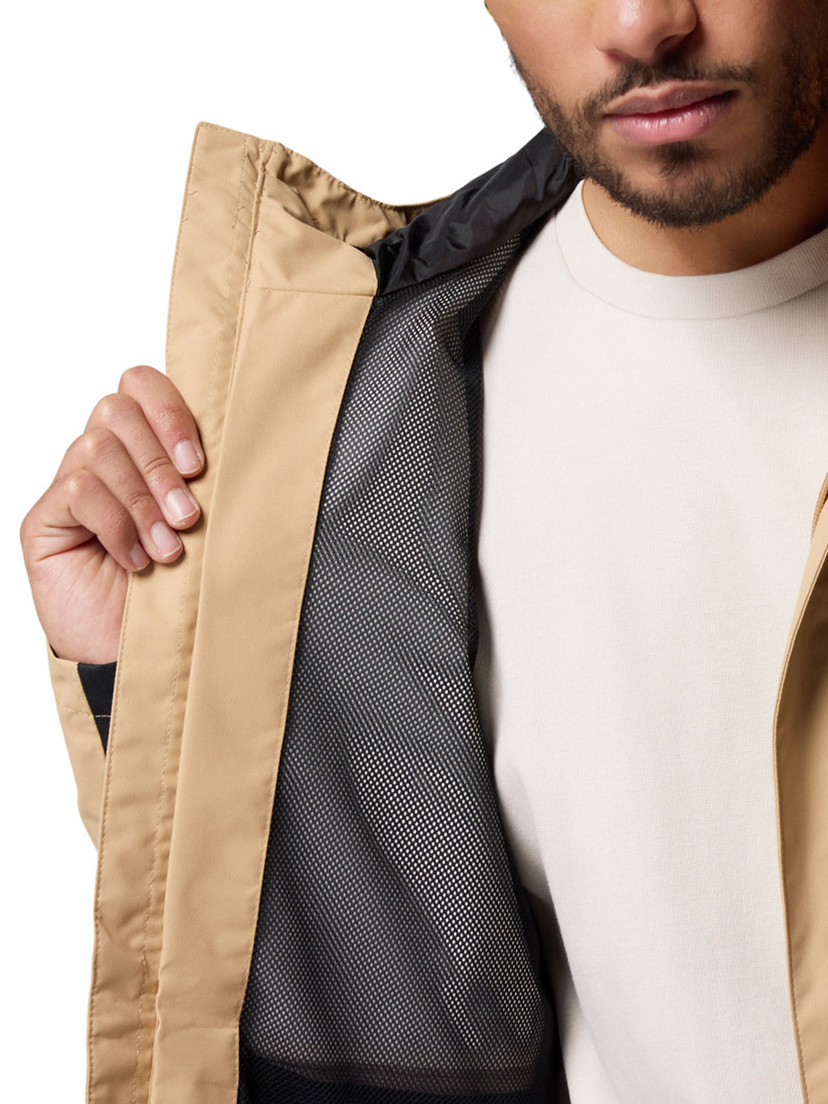 Cortaviento Hombre Hikebound II Café Columbia