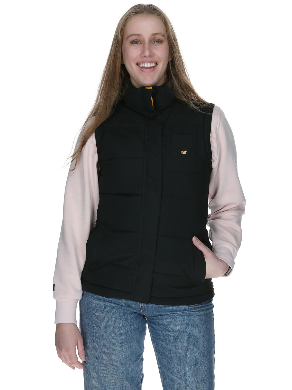 Chaqueta Sin Manga Casual Mujer Arctic Zone Negro Cat-Cat Chile
