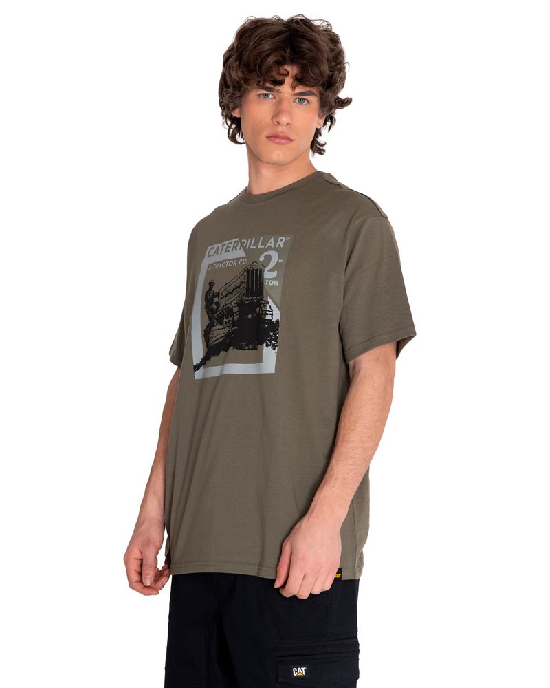 Polera-Manga-corta-Casual-Hombre-RUSTIC-GRAPHIC-TEE-2-Verde-CAT