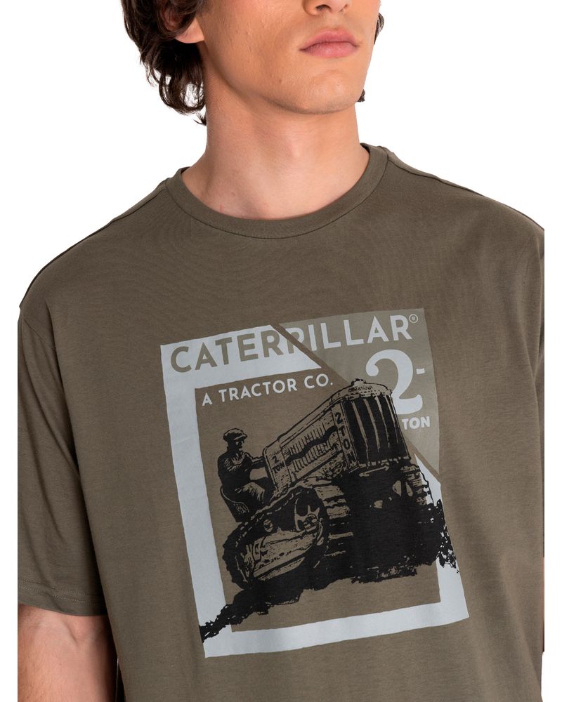 Polera-Manga-corta-Casual-Hombre-RUSTIC-GRAPHIC-TEE-2-Verde-CAT