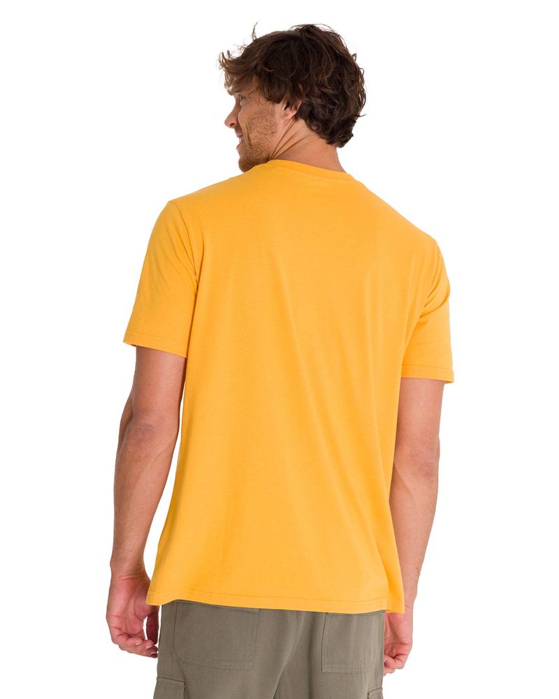 Polera-Manga-Corta-Casual-Hombre-EQUIPMENT-GRAPHIC-TEE-Amarilla-Cat