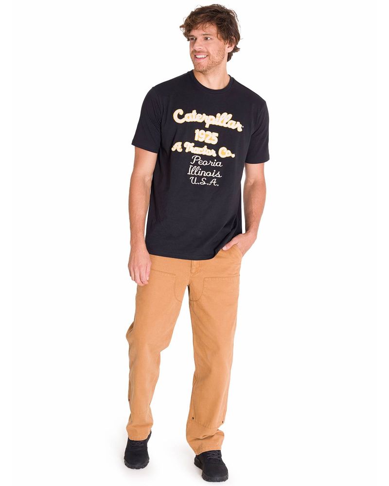 Polera-Manga-Corta-Casual-Hombre-CENTENNIAL-100-YEARS-PREMIUM-GRAPHIC-TEE-Negra-Cat