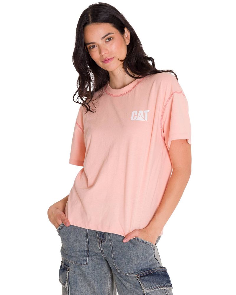 Polera-Manga-Corta-Mujer-Boxy-Rosado-Cat