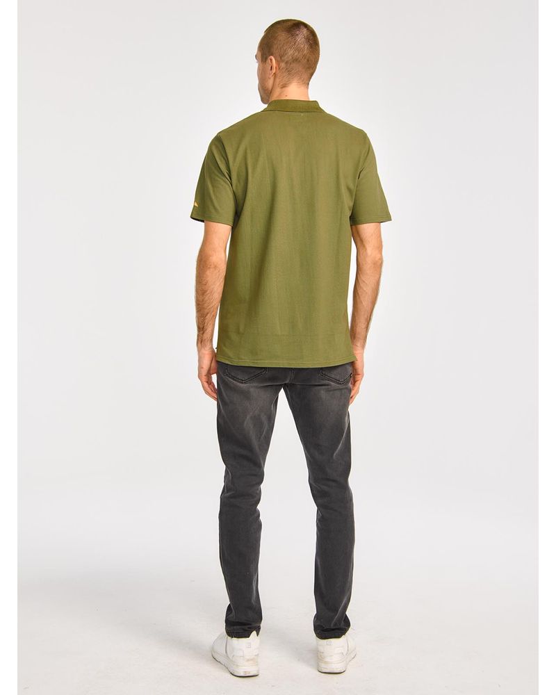 Polera-Polo-Hombre-Logo-CAT-Oliva-Cat