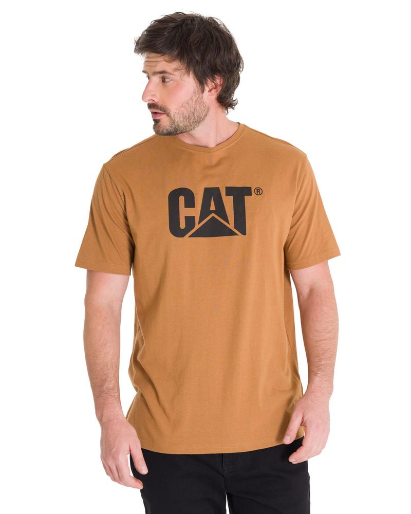 Polera-Manga-Corta-Hombre-Logo-CAT-Cafe-Cat