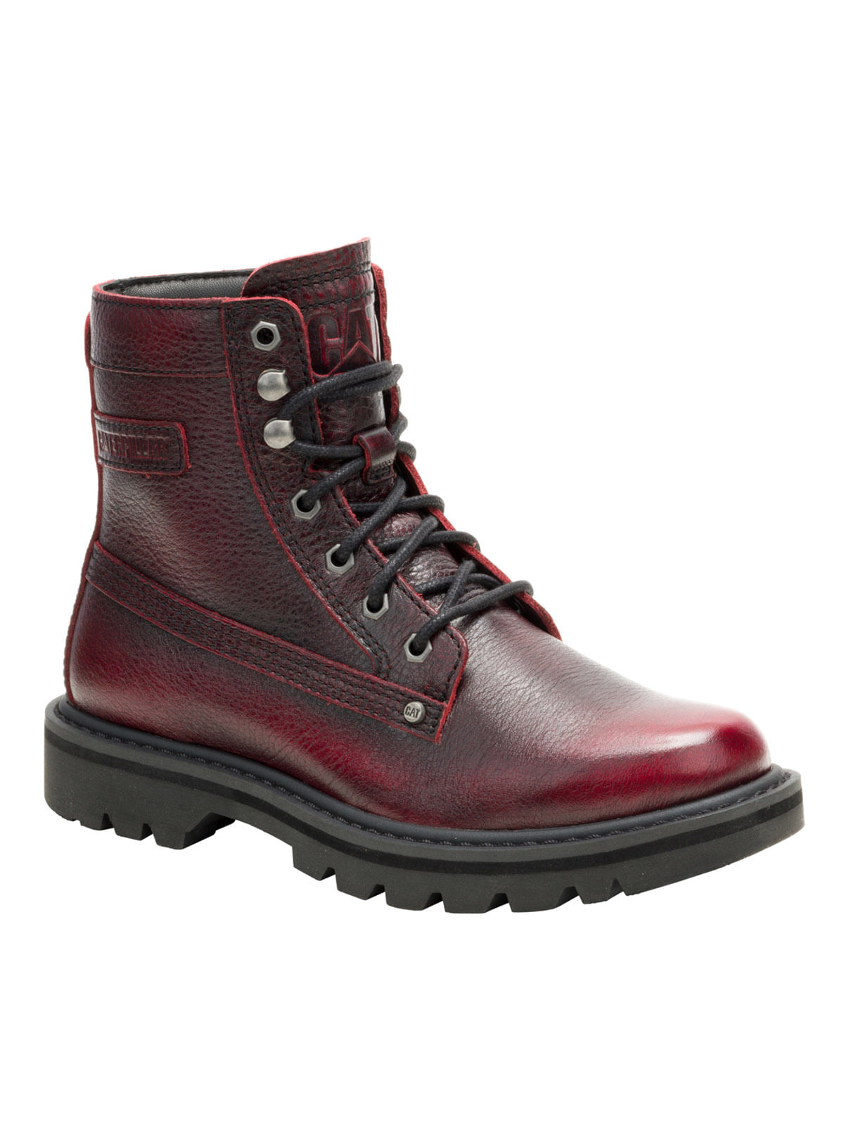 Botin Cuero Botines Caterpillar Mujer Chile Botin Colorado Botas