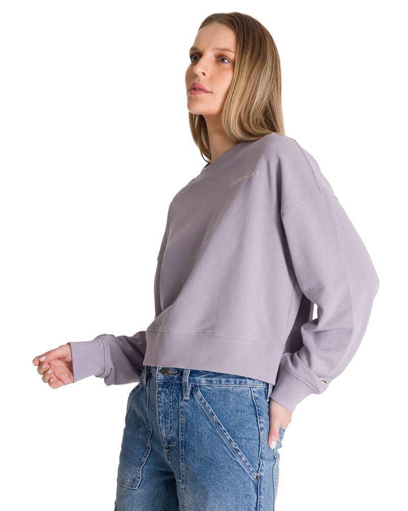 Poleron-Crewneck-Mujer-Relaxed-French-Terry-Lila-CAT