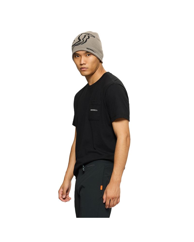 Polera-Manga-Corta-Hombre-Relaxed-Pocket-Negro-Merrell