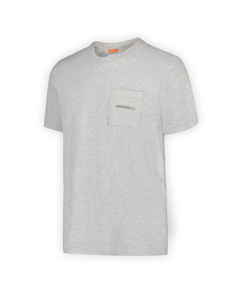 Polera-Manga-Corta-Hombre-Relaxed-Pocket-Gris-Merrell