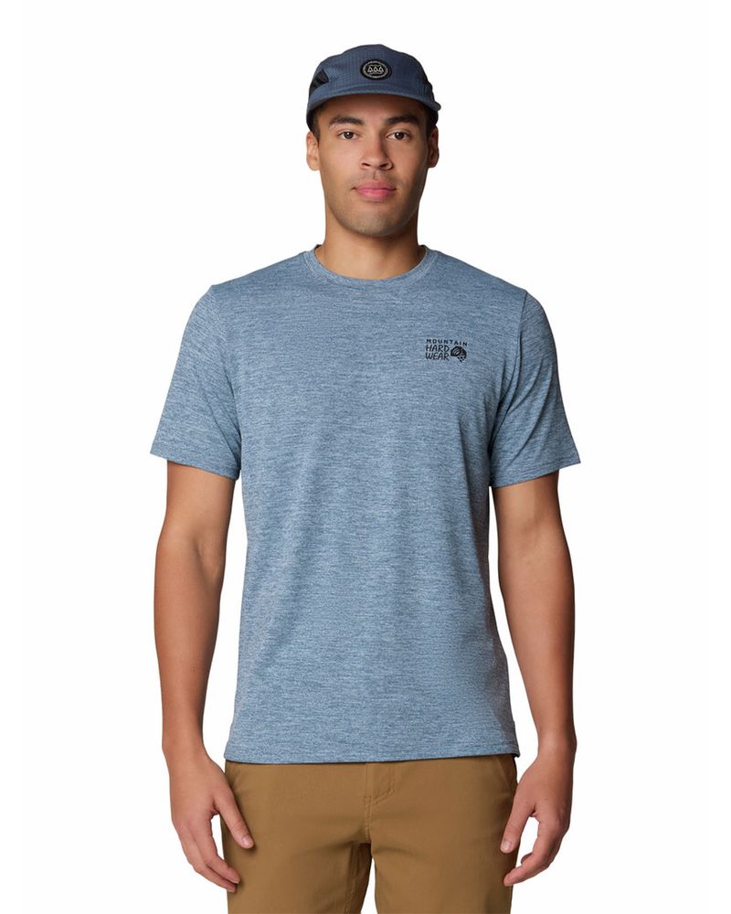 Polera-Manga-Corta-Hombre-Sunblocker--Azul-Mountain-Hardwear