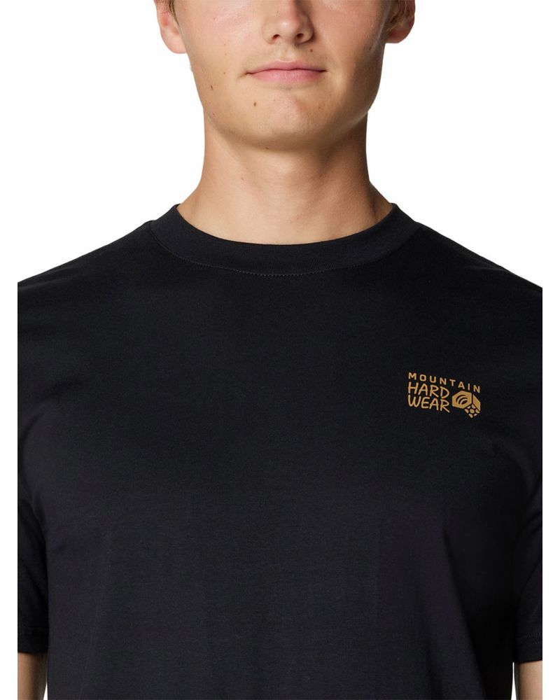 Polera-Manga-Corta-Hombre-Mountain-Sunset-Negro-Mountain-Hardwear