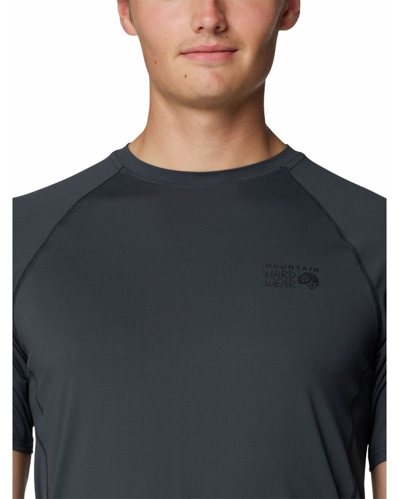Polera-Manga-Corta-Hombre-Crater-Lake-Gris-Mountain-Hardwear