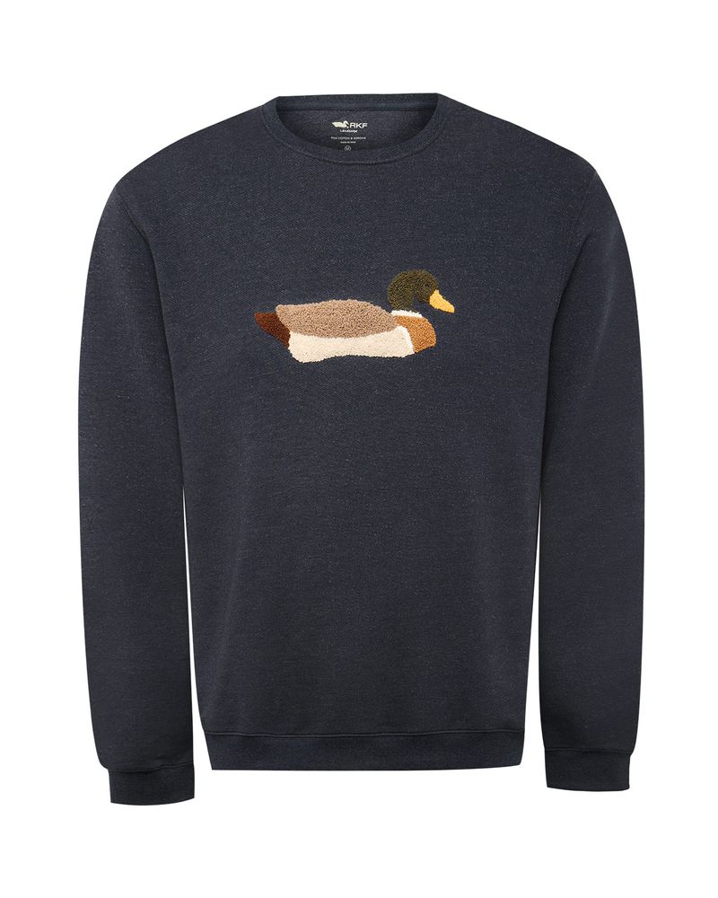 Poleron-Algodon-Pima-Hombre-Mallard-Azul-Rockford