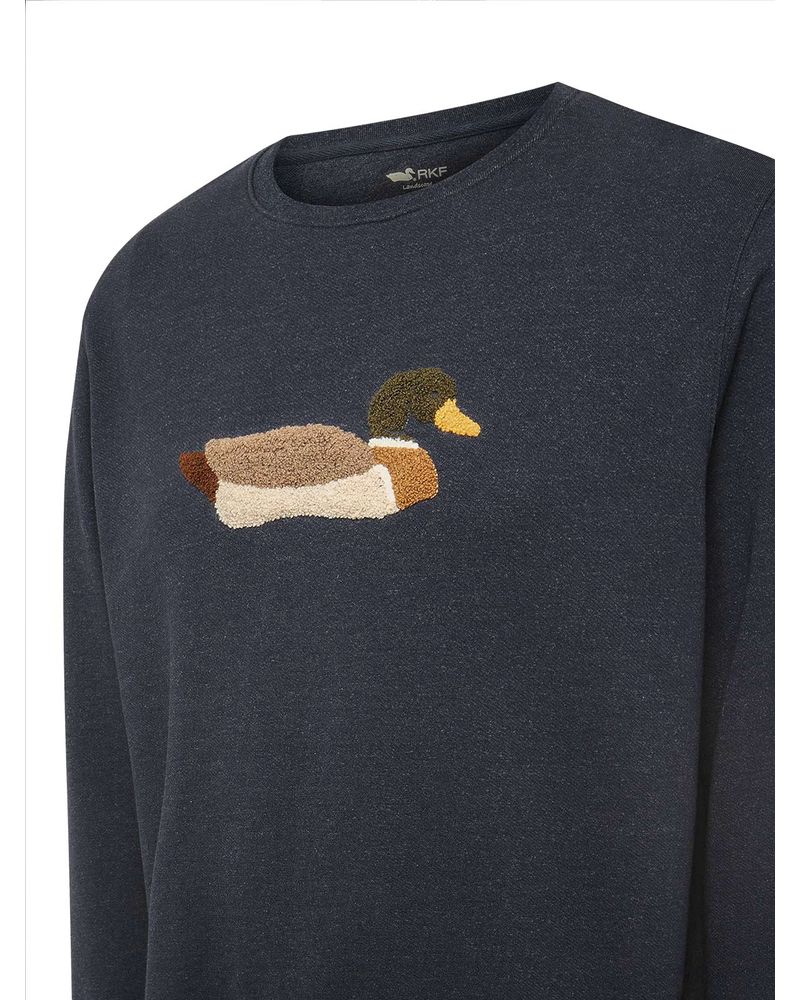 Poleron-Algodon-Pima-Hombre-Mallard-Azul-Rockford