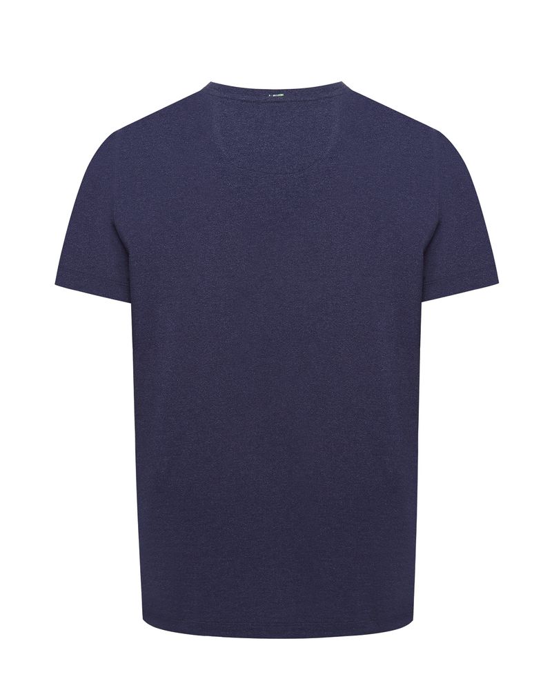 Polera-Algodon-Organico-Hombre-Drake-Azul-Rockford