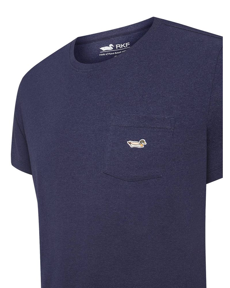 Polera-Algodon-Organico-Hombre-Drake-Azul-Rockford