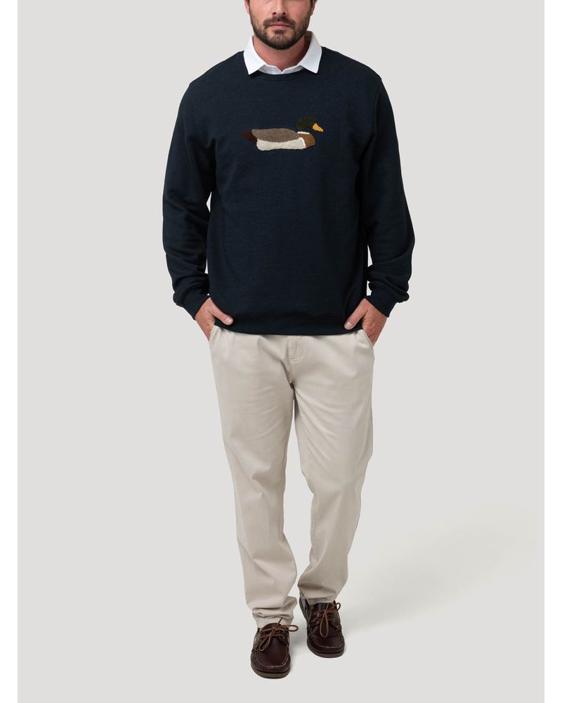 Poleron-Algodon-Pima-Hombre-Mallard-Azul-Rockford