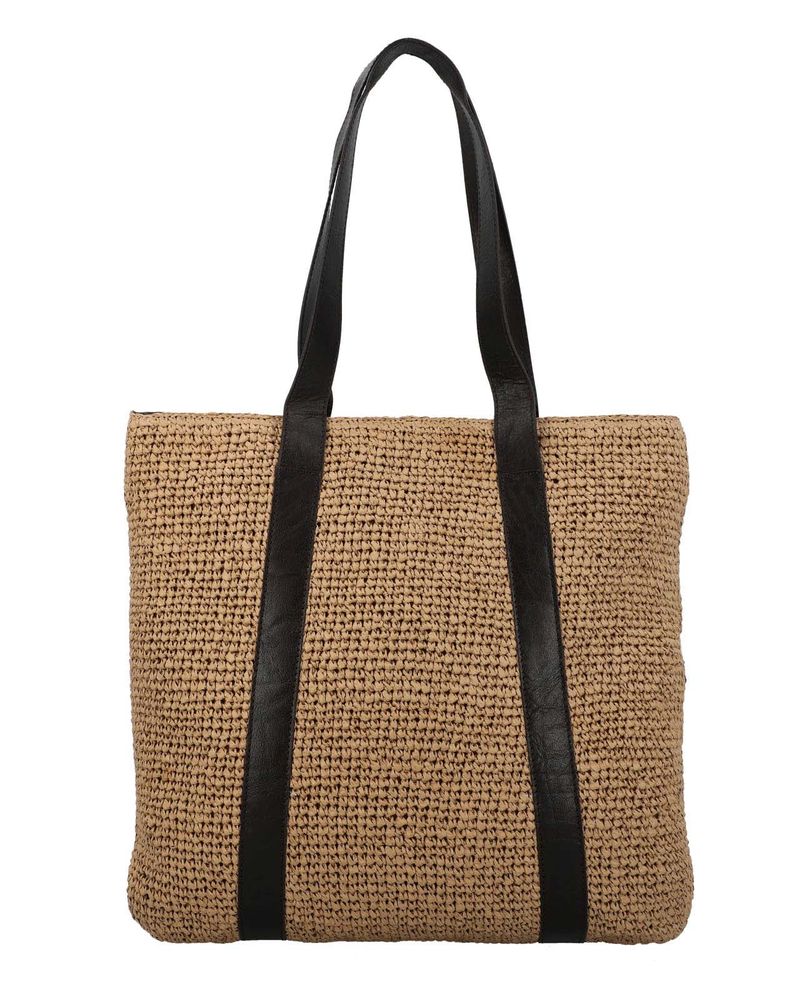 Cartera-Raffia-Mujer-Sz-Zlatni-Tote-Beige-Rockford