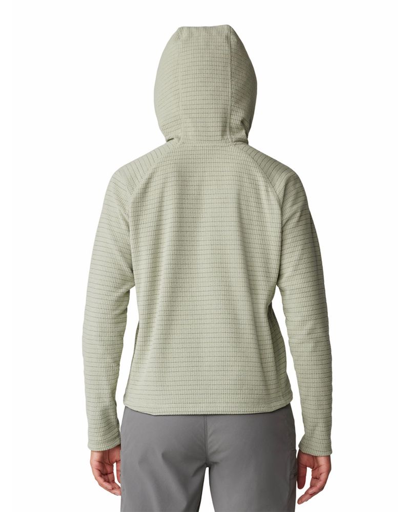 Polar-Mujer-Summit-Grid-Half-Zip-Blanco-Mountain-Hardwear