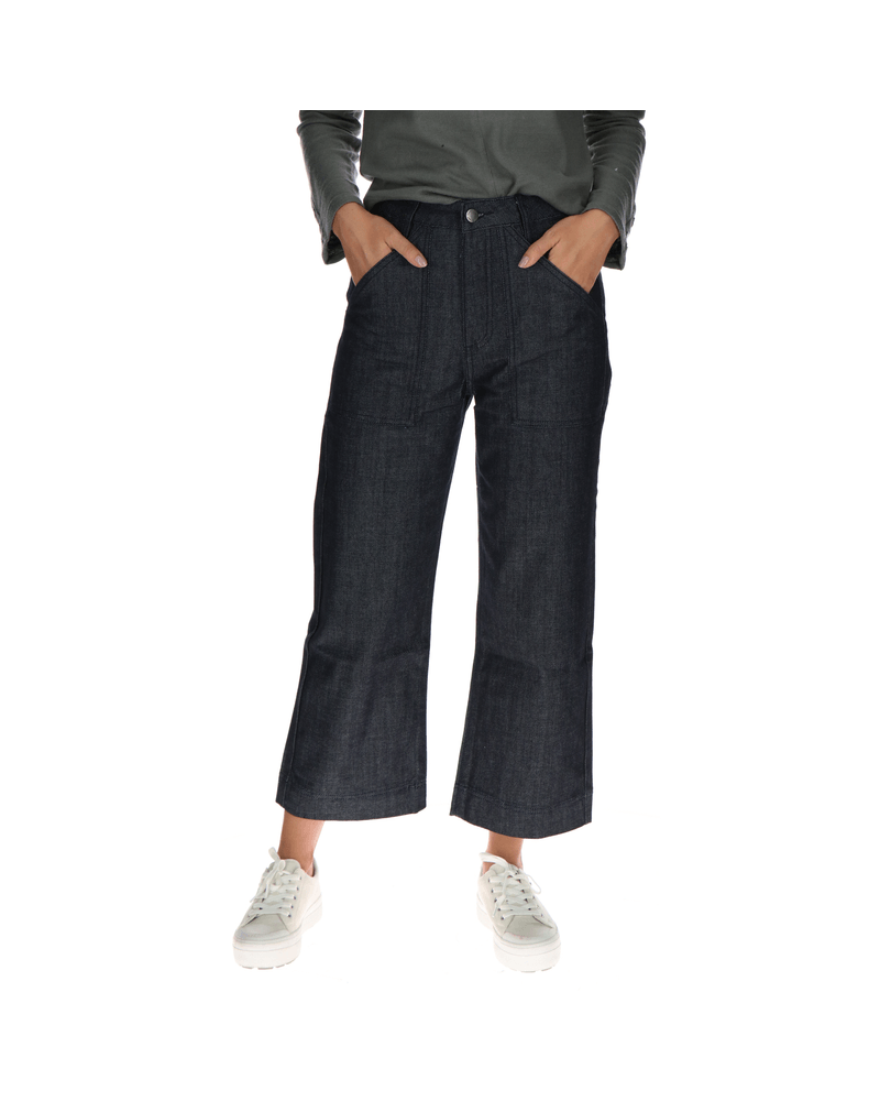 Pantalón Mujer Crop Palazzo - Cat