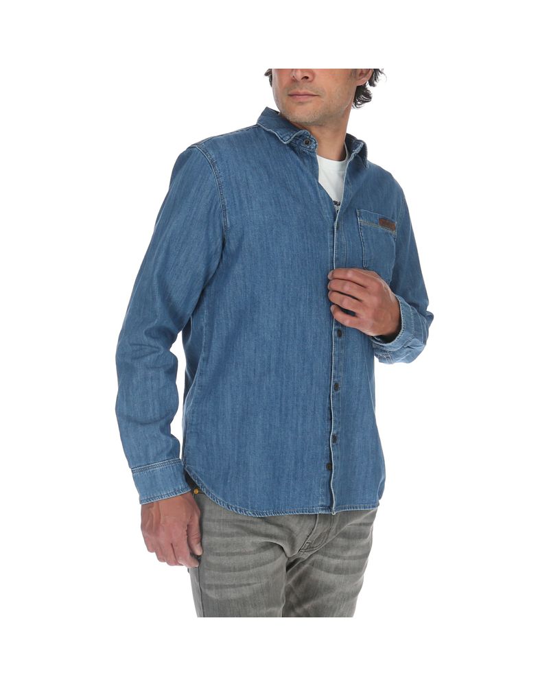 Camisa Hombre Foundation L/S Denim Shirt