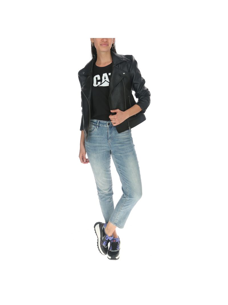 Chaqueta Mujer Faux Leather Moto Jacket - Cat - Rockford Chile | Tienda Life