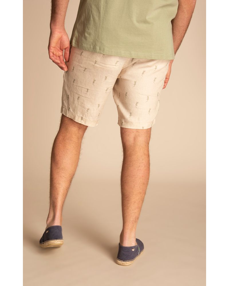 Shorts-Hombre-Print-Lino-Organico