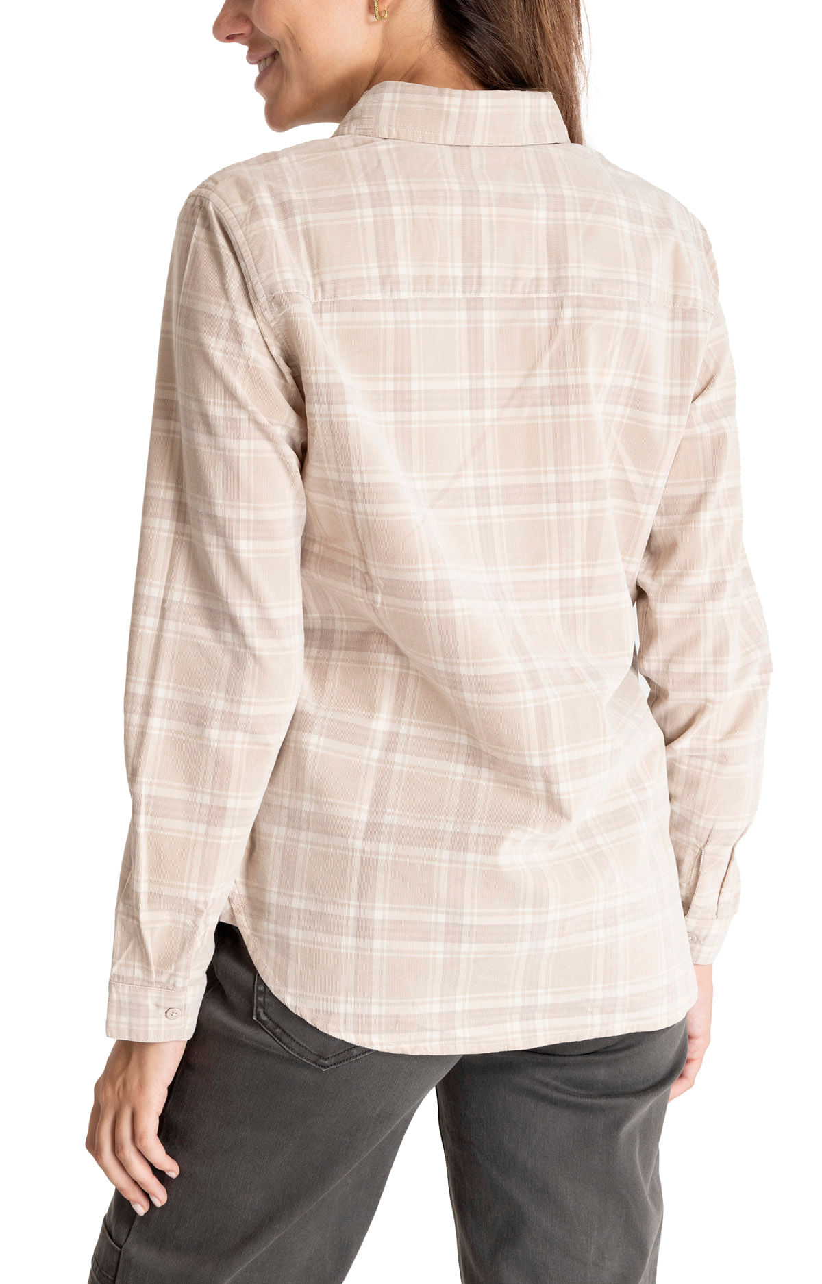 Blusa Mujer Lucía Tartán Algodón Orgánico