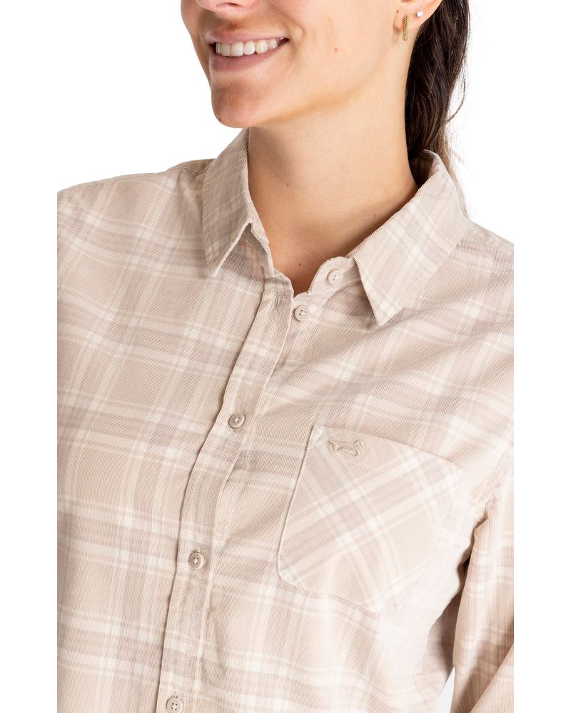 Blusa-Mujer-Lucia-Tartan-Algodon-Organico