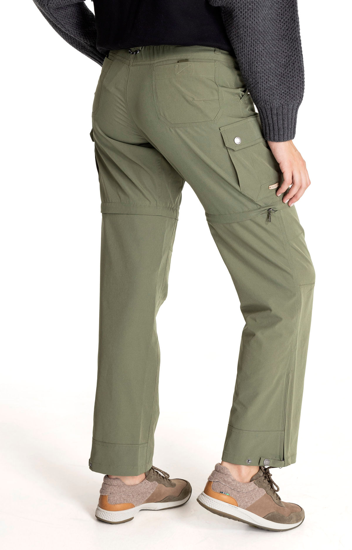 Pantalón Mujer Desmontable Fibras Recicladas