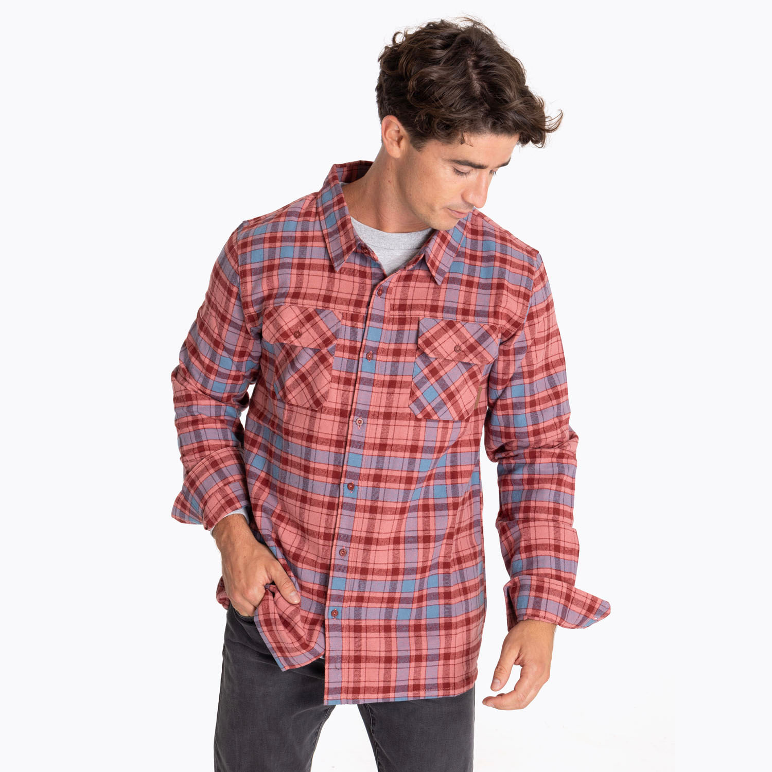 Camisa Hombre Franela Winter