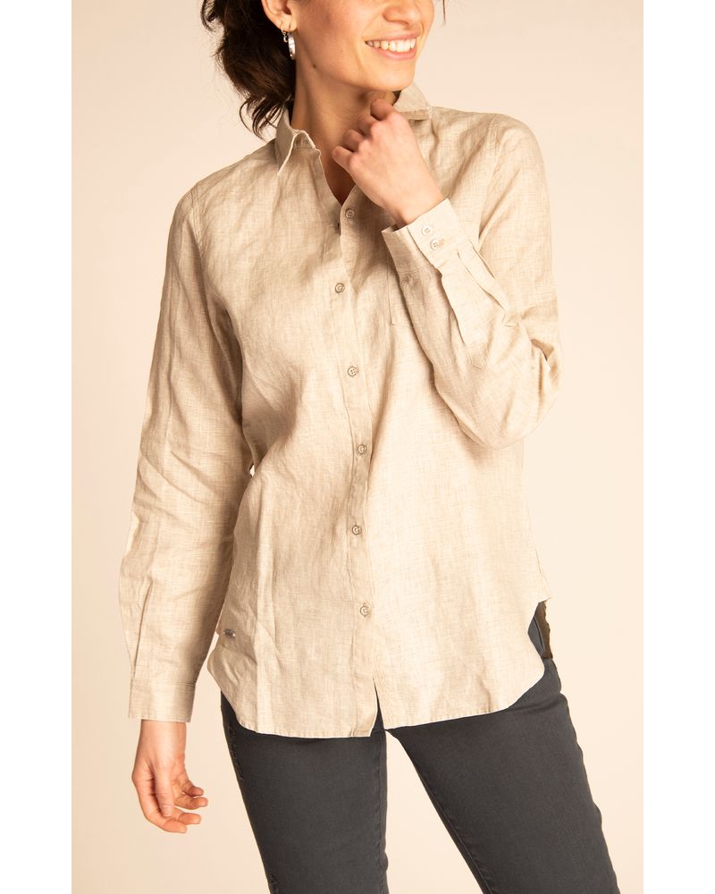 Blusa-Mujer-Lirio-Lino-Organico