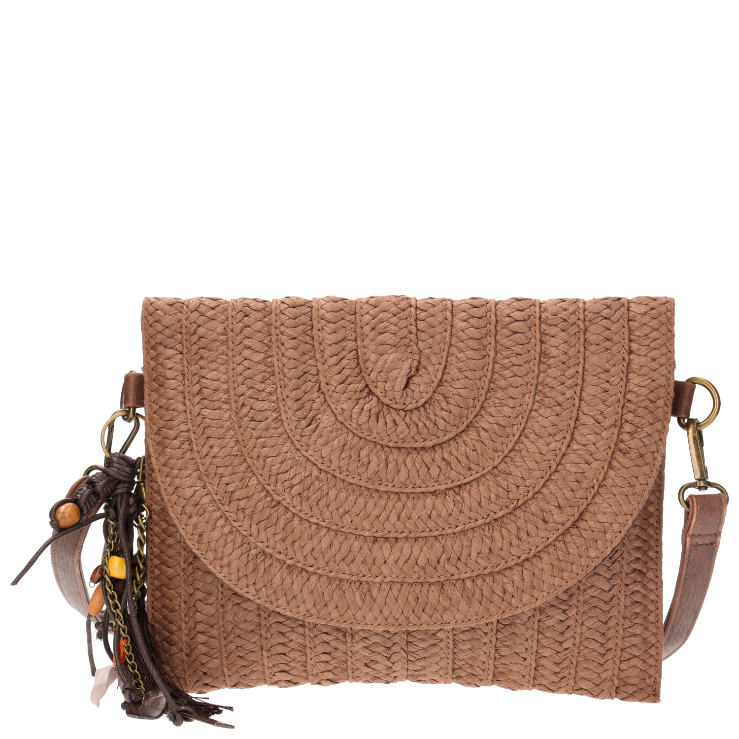 Cartera Mujer Ferro Cross Café Rockford