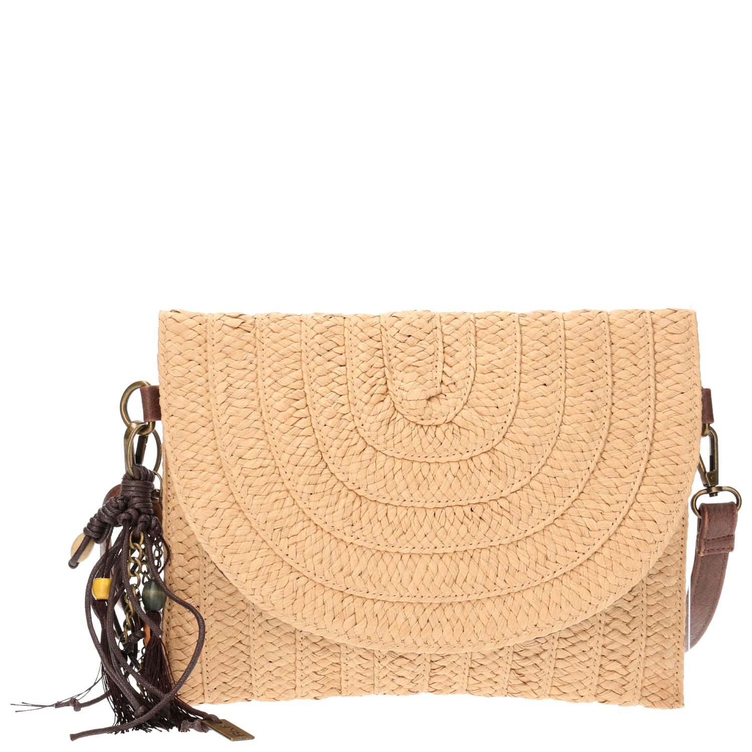 Cartera Mujer Ferro Cross Beige Rockford